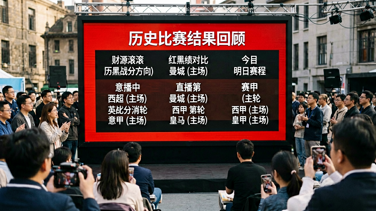历史比赛结果回顾，红黑榜展示
